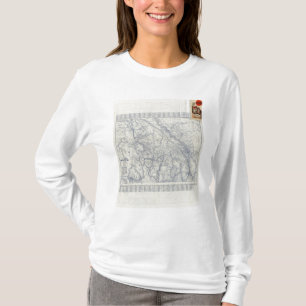 Camiseta Mapa 2 das fugas do oficial 1925 de McNally da