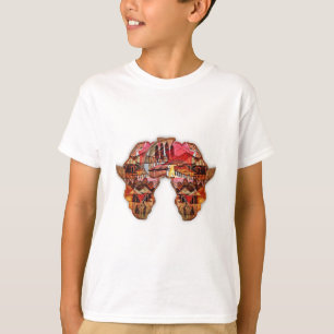 Camiseta Mapa Africano: Celebrar a Estação com a Cultura