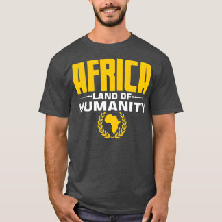 Camiseta Mapa Africano da Terra Humanitária África