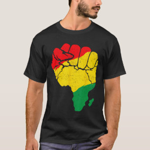 Camiseta Mapa Africano de Primeira Unidade Junta de Orgulho