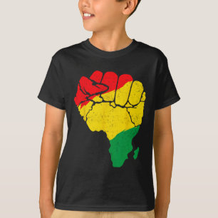 Camiseta Mapa Africano de Primeira Unidade Junta de Orgulho