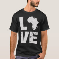 Mapa Africano do Continente I Love Africa