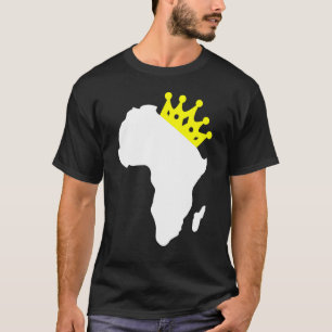 Camiseta Mapa Africano do Orgulho Negro Melanin 2020