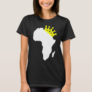 Camiseta Mapa Africano do Orgulho Negro Melanin 2020