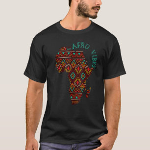 Camiseta Mapa Africano Tradicional África Design África Leg