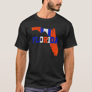 Camiseta Mapa Antigo da Flórida Mulheres Homens Meninas Men