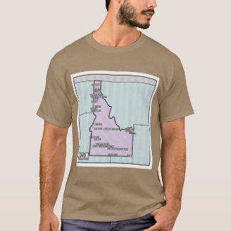 Camiseta Mapa Ativo dos Parques Nacionais e Estaduais de Id