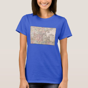 Camiseta Mapa: Boston, 1883
