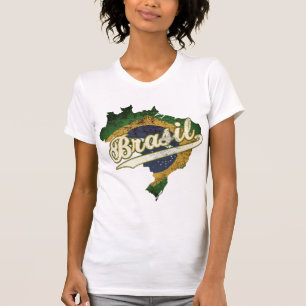 Camiseta Mapa Brasil