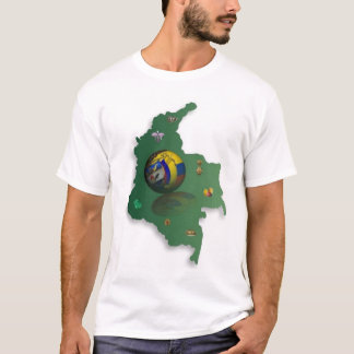 Camiseta mapa-colombiacolor