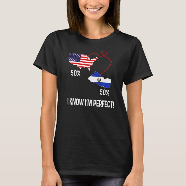 Camiseta Mapa combinado da bandeira de Metade Americana de  (Frente)