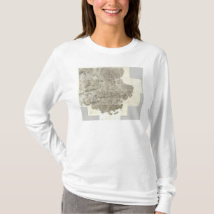 Camiseta Mapa composto de France