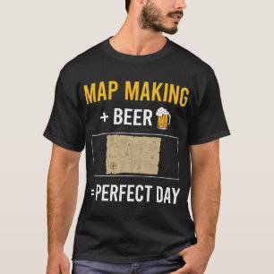Camiseta Mapa Criação de Mapas Cartografia Cartógrafo