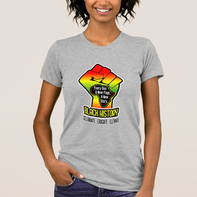 Camiseta Mapa da África e Resistência | Nome no verso | His (Frente)