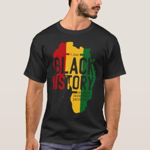 Camiseta Mapa da África Estilo Rastafari Citação BHM