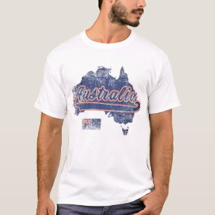 Camiseta Mapa da Austrália