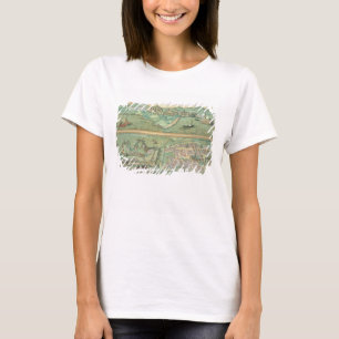 Camiseta Mapa da Candia e Corfu, de Civitates Orbis Ter