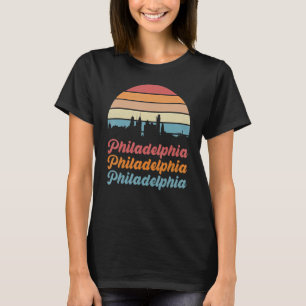 Camiseta Mapa da Cidade da Pensilvânia na Filadélfia