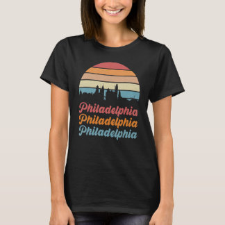 Camiseta Mapa da Cidade da Pensilvânia na Filadélfia