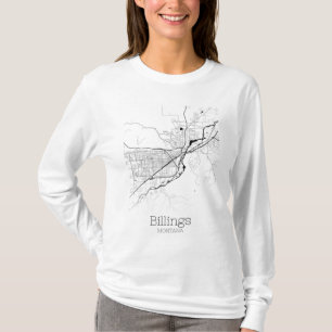 Camiseta Mapa da cidade de faturamentos