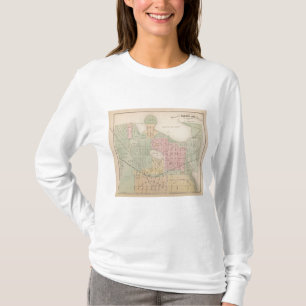 Camiseta Mapa da cidade do Lea de Albert, Minnesota