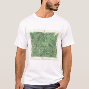 Camiseta Mapa da classificação de terra de Califórnia