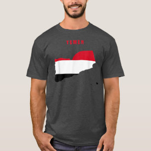 Camiseta Mapa da dentro do Iêmen