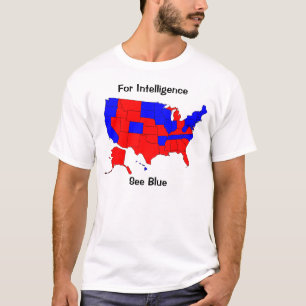 Camiseta Mapa da eleição dos E.U.