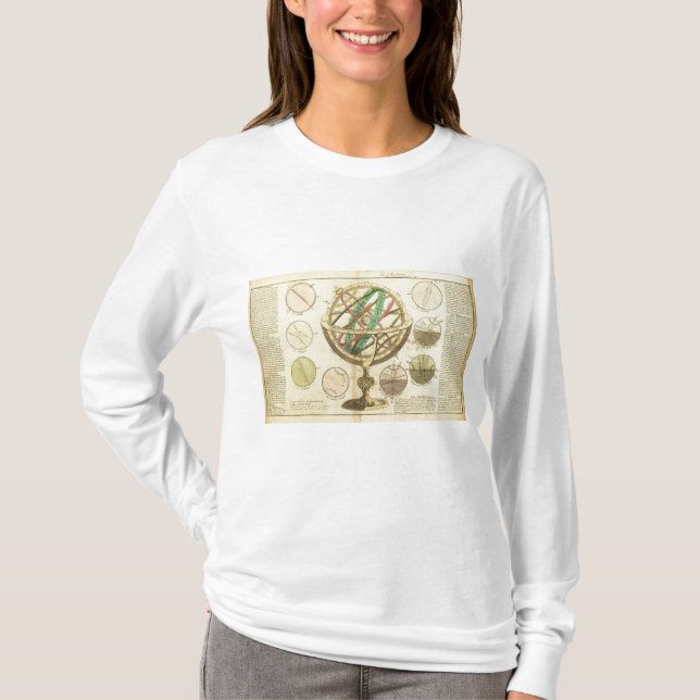 Camiseta Mapa da esfera (Frente)
