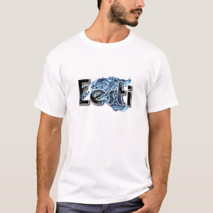 Camiseta Mapa da Estônia