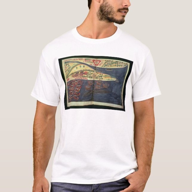Camiseta Mapa da exploração de Surat (Frente)