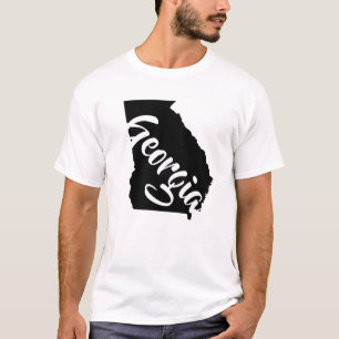 Camiseta Mapa da Geórgia