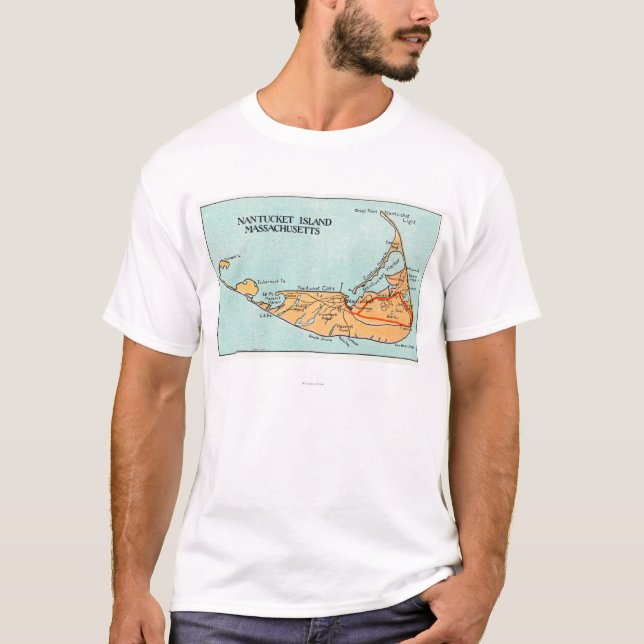 Camiseta Mapa da ilha (Frente)