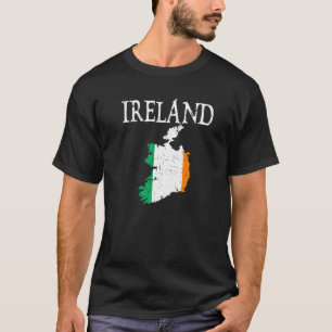 Camiseta Mapa da Irlanda