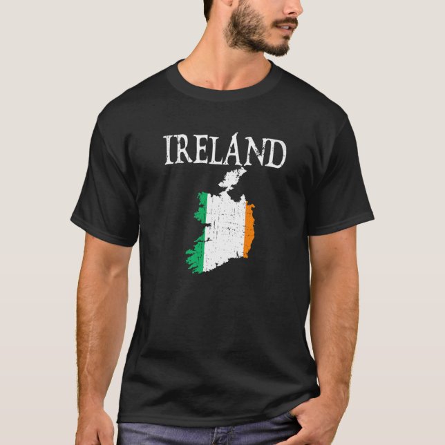 Camiseta Mapa da Irlanda (Frente)