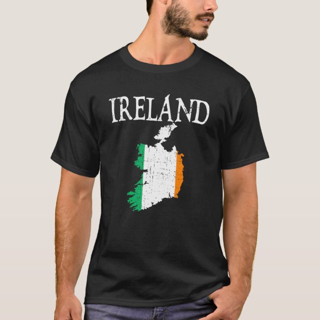 Camiseta Mapa da Irlanda (Frente)
