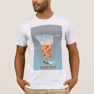 Camiseta Mapa da Namíbia