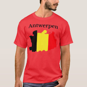 Camiseta Mapa da Província de Antuérpia - Bélgica