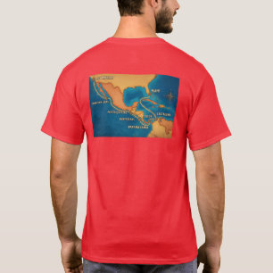 Camiseta Mapa da Rota do Canal