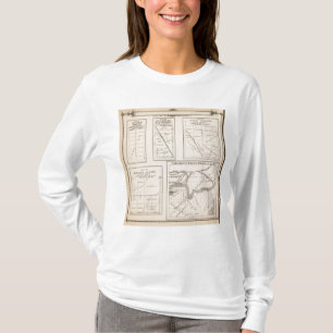 Camiseta Mapa da seção de T17S R21E Tulare County