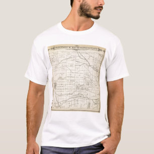 Camiseta Mapa da seção de T18S R24E Tulare County