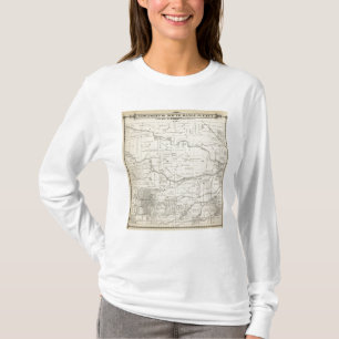Camiseta Mapa da seção de T18S R25E Tulare County