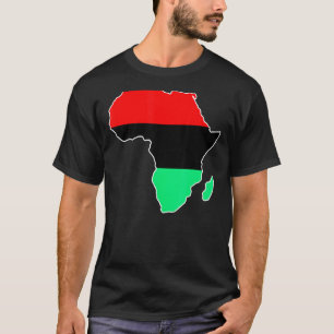 Camiseta Mapa da Unia para o Continente Africano Orgulho Ne