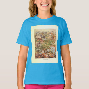 Camiseta Mapa da vista 1910 aérea - parque nacional de