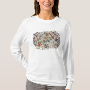 Camiseta Mapa das constelações cristãs como descrito