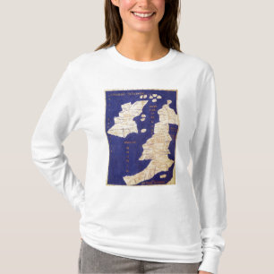 Camiseta Mapa das ilhas britânicas, 'de Geographia