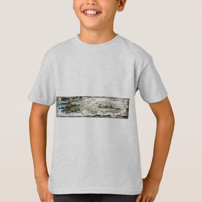 Camiseta Mapa das Imaginárias Clássicas da Fairyland, 1920 (Frente)