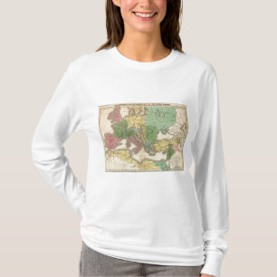 Camiseta Mapa das províncias no império romano