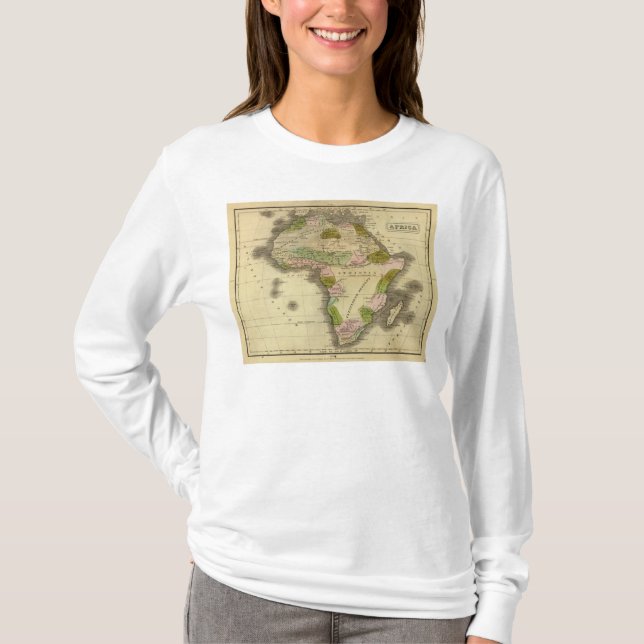Camiseta Mapa de África Olney (Frente)