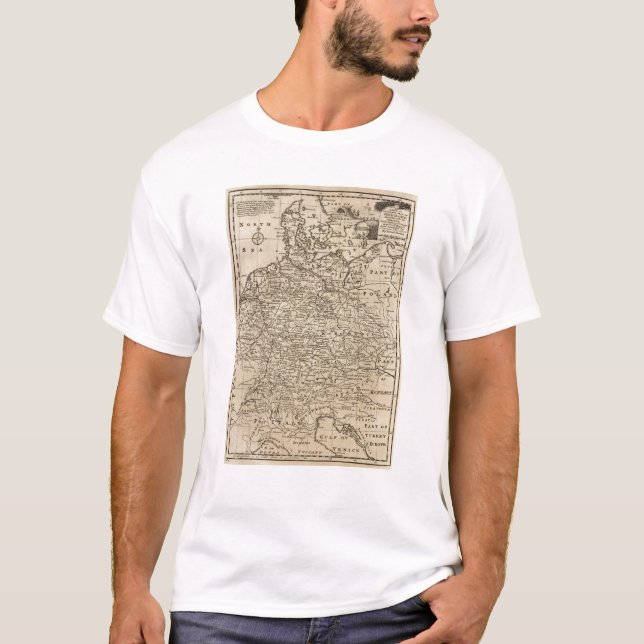 Camiseta Mapa de Alemanha (Frente)